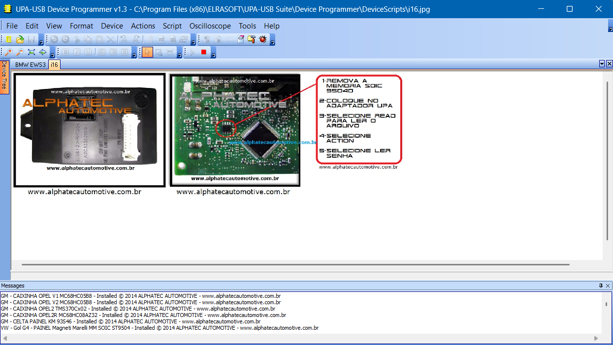 UPA-USB Suite v1.3 - Airbag Reset